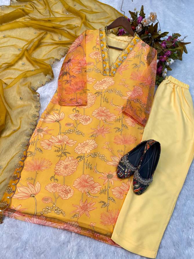 BE 1806 Kurti With Bottom Dupatta Exporters In India